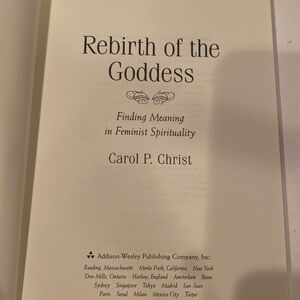 “Rebirth of the Goddess,”